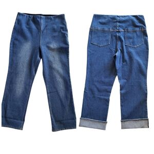 101. Lysse Stretchy Blue Women's Denim Jeans/Jeggings - Size Large